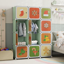 Load image into Gallery viewer, Portable Kids Wardrobe with Hanging Section