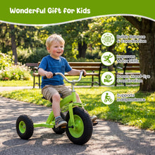 Load image into Gallery viewer, Kids Tricycle, Carbon Steel Toddler Trike with Inflatable Rubber Tires, Adjustable Handlebar & Seat