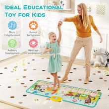 Load image into Gallery viewer, Kids Musical Animal Farm Mat with 10 Piano Keys and 10 Built-in Songs
