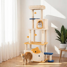 Load image into Gallery viewer, 159cm Multi-Layer Cats Tower with 2 Condos