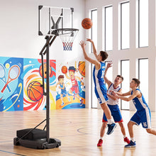 Load image into Gallery viewer, 131-263 cm Height Adjustable Basketball Goal System