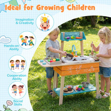 Load image into Gallery viewer, Mud Kitchen, Outdoor Kids Play Kitchen with Removable Sink