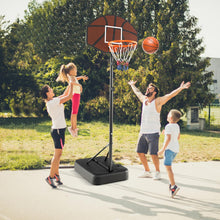 Load image into Gallery viewer, 5.6FT-6.5FT Height Adjustable Basketball Goal System