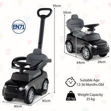 Load image into Gallery viewer, 3-in-1 Push Car for Toddlers with Removable Handle Licensed Land Rover Discovery
