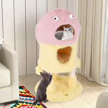 Load image into Gallery viewer, Cat Tree, 93cm Monster-Themed Cat Tower with 2 Cat Condos