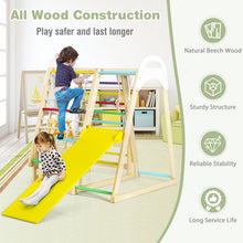 Load image into Gallery viewer, Multi-functional Kid's Climbing Toy with Slide and Climbing Net