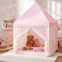 Load image into Gallery viewer, Children's Wooden Frame Playhouse Tent with Mat