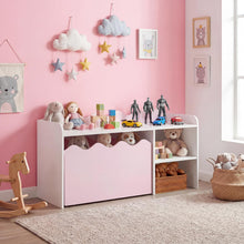 Load image into Gallery viewer, Kids Bookcase, Toy Organizer with Movable Drawer