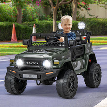 Load image into Gallery viewer, Kids Ride on Car, 12V Licensed Toyota FJ Car with Remote Control, Lights, Music, Horn, Wireless
