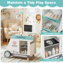 Load image into Gallery viewer, Kids Role Play Medical Station Cart with CT Machine