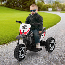 Load image into Gallery viewer, Kids Electric Motorbike, 6V Licensed Honda Ride on Motorcycle with Horn & Extended Seat