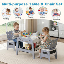 Load image into Gallery viewer, Kids Table and Chairs, Multifunctional Activity Desk (70 x 60.5 x 50 cm)