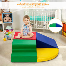 Load image into Gallery viewer, 4 Pieces Climb and Crawl Foam Play Set for Toddlers Preschoolers