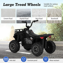 Load image into Gallery viewer, Kids Electric Quad Bike, 6V Battery Powered Toy Car with MP3 Player