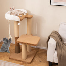 Load image into Gallery viewer, Cat Tree, 112cm Tall Multi-level Cat Tower with Scratching Posts