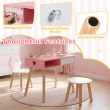 Load image into Gallery viewer, Kids Vanity Set, Girls Pretend Nail Salon Playset with Eye Shadow