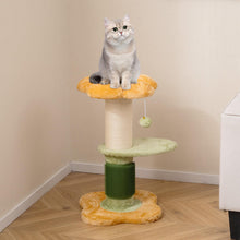 Load image into Gallery viewer, Cute Flower-Themed Kitten Activity Center for Indoor Cats