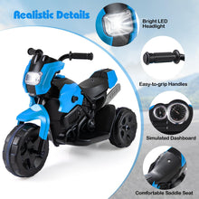 Load image into Gallery viewer, Kids Electric Motorcycle, 6V Battery Powered Motorbike with LED Headlight
