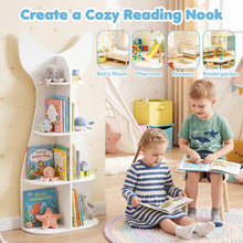 Load image into Gallery viewer, Fish-Shaped Toddler Book Toy Organizer Display Rack