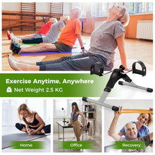 Load image into Gallery viewer, Under Desk Exercise Bike Pedal Exerciser with LCD Display for Legs and Arms Workout
