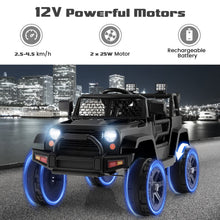 Load image into Gallery viewer, Kids Ride on Car, 12V Battery Powered Car with Remote Control, MP3, USB/Aux Port, Lights, Music