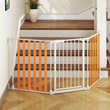 Load image into Gallery viewer, Freestanding Dog Stair Gates Pet Safety Fence for Doorway Hallway Stairway