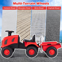 Load image into Gallery viewer, Kids Ride on Tractor with Detachable Trailer