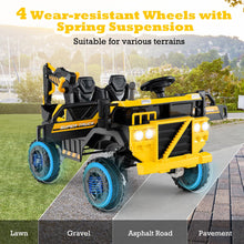 Load image into Gallery viewer, 2 Seater Kids Electric Truck Construction Vehicle with Remote Control