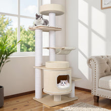 Load image into Gallery viewer, Cat Tree, Tall Multi-Layer Cats Tower with Comfy Padded Top Perch