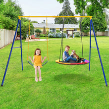 Load image into Gallery viewer, Metal Swing Frame with Ground Stakes