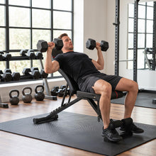 Load image into Gallery viewer, Adjustable Foldable Dumbbell Bench, Heavy-Duty Iron Frame Strength Training Bench