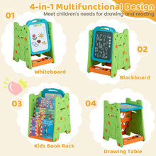 Load image into Gallery viewer, 3 in 1 Kids Art Easel, Double Sided Drawing Board
