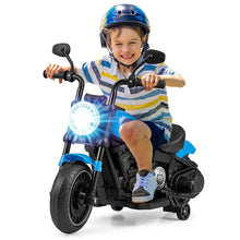 Load image into Gallery viewer, Kids Ride On Motorcycle, 6V Children Electric Motorbike with Training Wheels
