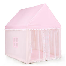 Load image into Gallery viewer, Children's Wooden Frame Playhouse Tent with Mat