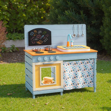 Load image into Gallery viewer, Wooden Kids Play Kitchen Toy Set with Stoves