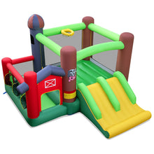 Load image into Gallery viewer, Kids Bounce Castle, Inflatable Trampoline Bouncy House with Dual Slides