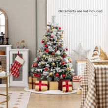 Load image into Gallery viewer, 4.5FT Pre-lit Snow-flocked Artificial Christmas Tree
