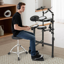 Load image into Gallery viewer, Electric Drum Set Foldable Drum Kit with 18 CM Mesh Drum Pads