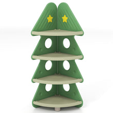 Load image into Gallery viewer, 4-Tier Kids Corner Bookshelf for Kids Room and Nursery Playroom
