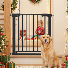Load image into Gallery viewer, Safety Gate, 75-82cm Pressure Fit Baby Gates with Double-lock Door