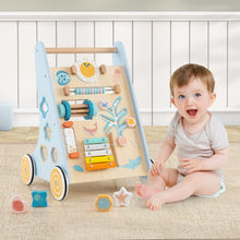 Load image into Gallery viewer, Push and Pull Learning Activity Center with Wheels