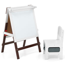 Load image into Gallery viewer, Height-adjustable Painting Easel with Chalkboard and Paper Holder