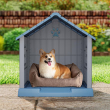 Load image into Gallery viewer, Plastic Dog House with Air Vents and Elevated Floor