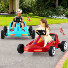 Load image into Gallery viewer, 12V Electric Go Kart, Kids Battery Powered Car with Remote Control, Music, Story, Flags
