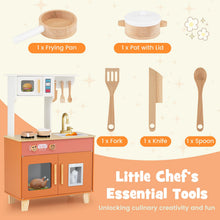 Load image into Gallery viewer, Children Cooking Toy Chef Role Playset for Boys Girls Ages 3-6
