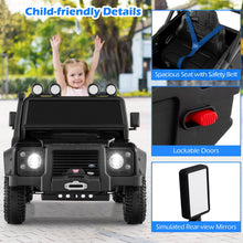 Load image into Gallery viewer, 12V Kids Ride on Car Land Rover Licensed Electric Cars with Remote Control
