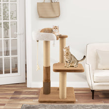 Load image into Gallery viewer, Cat Tree, 112cm Tall Multi-level Cat Tower with Scratching Posts