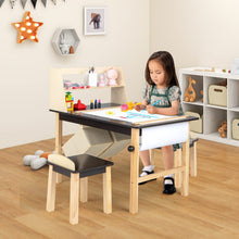 Load image into Gallery viewer, Kids Chairs Set with 2 Storage Bins and Paper Roll