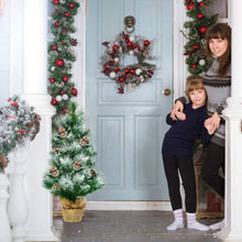 Load image into Gallery viewer, 2FT Artificial Mini Tabletop Christmas Tree with Base