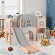 Load image into Gallery viewer, All in 1 Toddler Slide Playset Freestanding Kids Slide with Tunnel